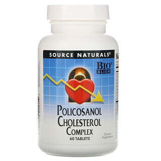 Source Naturals, Complexo Policosanol Colesterol, 60 tabletes