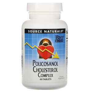 Отзывы о Сорс Начэралс, Policosanol Cholesterol Complex, 60 Tablets