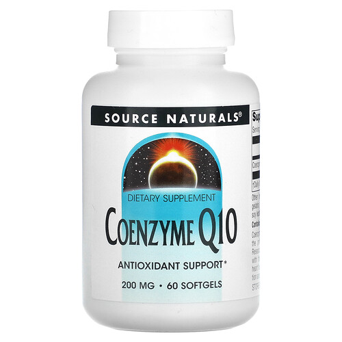 Source Naturals コエンザイムQ10 200mg ソフトジェル60粒