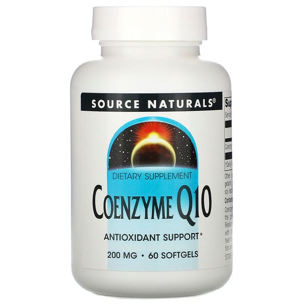 Coenzyme Q10, 200 mg, 60 Softgels