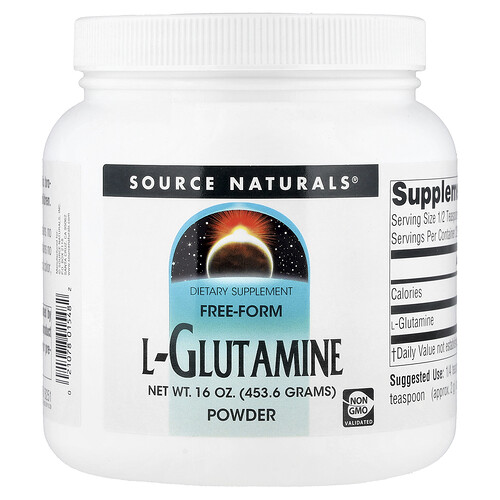 Source Naturals L-グルタミン パウダー 453.6g
