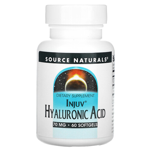 Source Naturals, Injuv ヒアルロン酸, ソフトジェル60粒