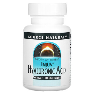 Source Naturals, Acido ialuronico Injuv, 60 capsule molli