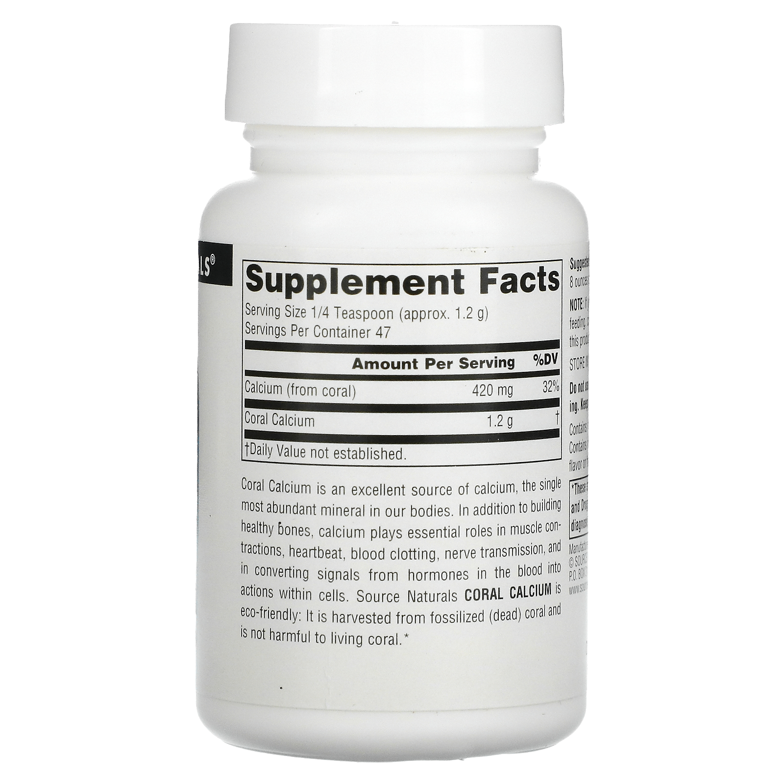 Source Naturals, Coral Calcium Powder, 2 oz (56.7 g)