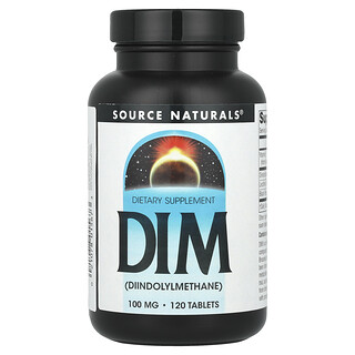 Source Naturals, DIM, 100 mg, 120 Tablet