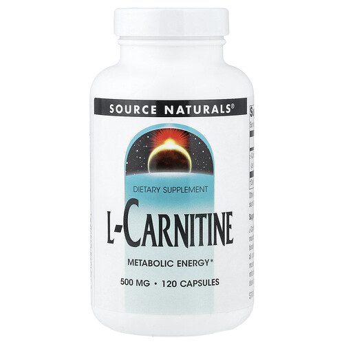 Source Naturals L-カルニチン 500mg カプセル120粒