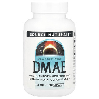 Source Naturals, DMAE, 351 mg, 100 capsule