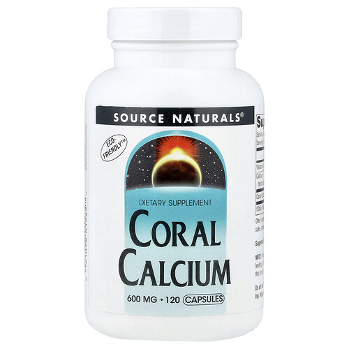 Source Naturals, コーラルカルシウム, 120カプセル (1カプセルあたり600mg)