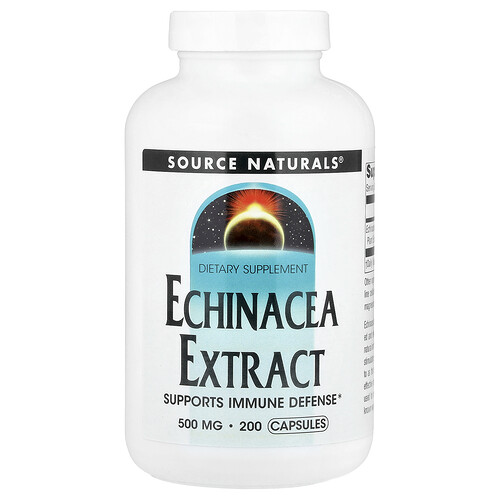 Source Naturals エキナセア エキス 500mg カプセル200粒