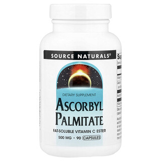 Source Naturals, аскорбил пальмитат, 90 капсул