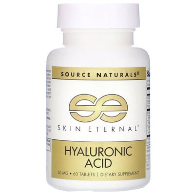 Source Naturals Skin Eternal, Hyaluronic Acid, 50 mg, 60 Tablets