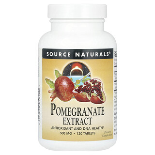 Source Naturals, Pomegranate Extract, 500 mg, 120 Tablets