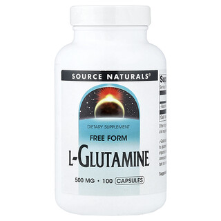 Source Naturals, L-Glutamin, 500 mg, 100 kapsler