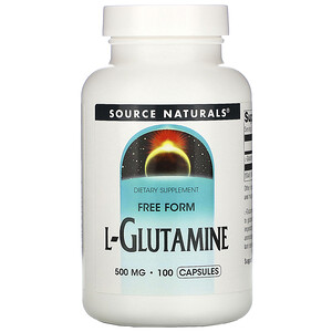 Отзывы о Сорс Начэралс, L-Glutamine, 500 mg, 100 Capsules
