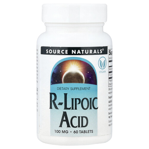 Source Naturals, R-LiponsΣure, 100 mg, 60 Tabletten