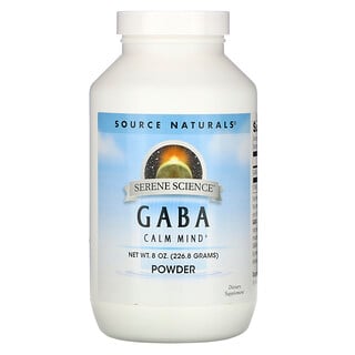 Source Naturals, GABA Pulver, 8 oz (226.8 g)
