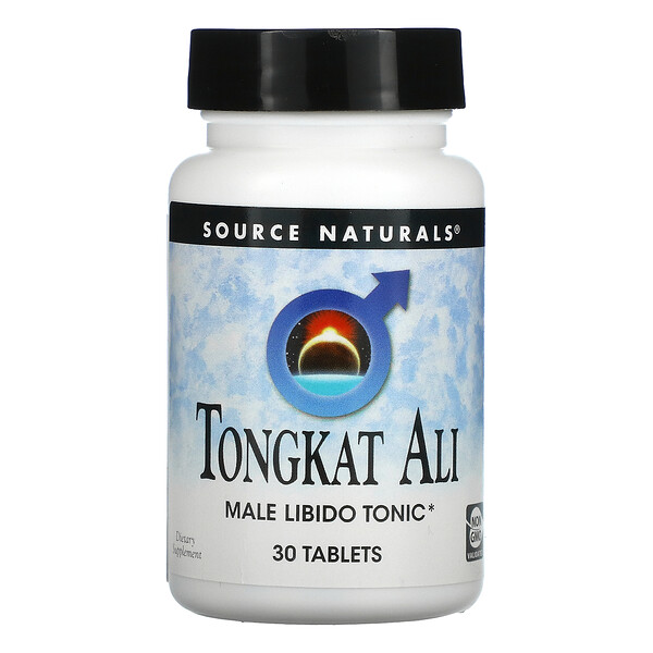 Source Naturals, Tongkat Ali, Тоник для мужского либидо, 30 таблеток