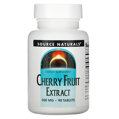 Source Naturals экстракт плодов вишни, 500 мг, 90 таблеток