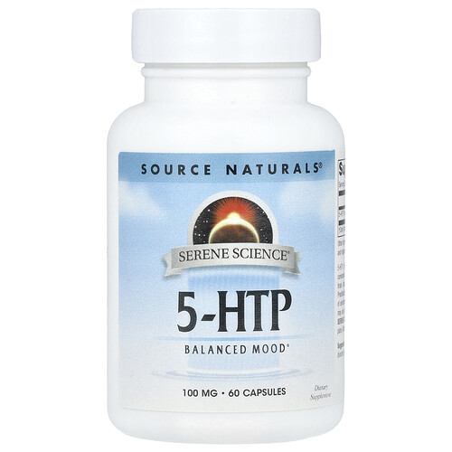 Source Naturals Serene Science®, 5-HTP, 100 mg, 60 Capsules