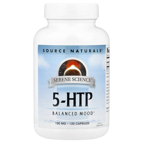 Source Naturals, Serene Science®, 5-HTP, 100 mg, 120 Capsules