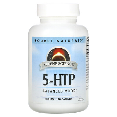 Source Naturals, Serene Science, 5-HTP, 100 mg, 120 Capsules
