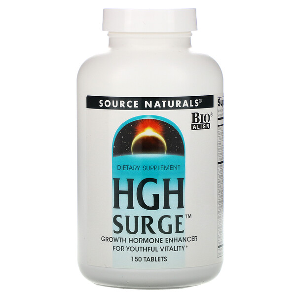 Source Naturals, HGH サージ™, 150 錠