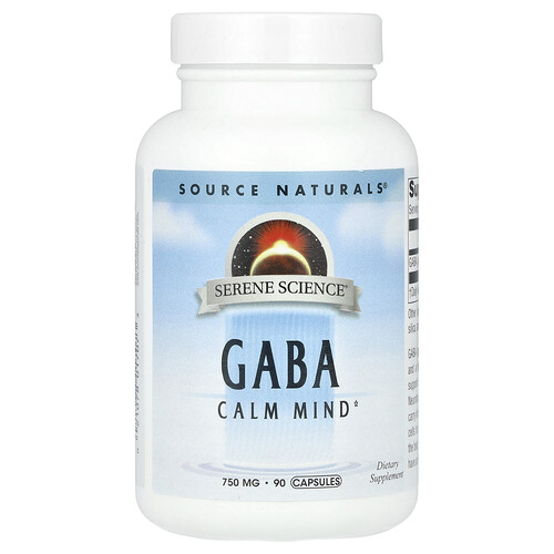Source Naturals Serene Science® GABA 750mg 90粒