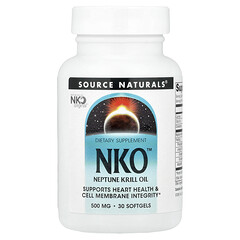 NKO™, олія криля нептуна, 500 мг, 30 капсул