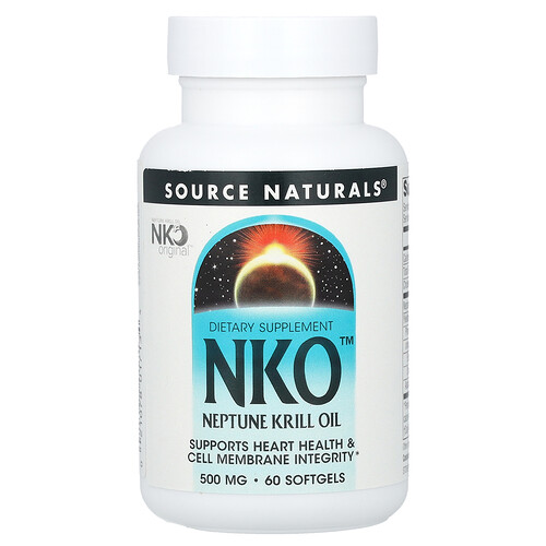 Source Naturals NKO™, Neptune Krill Oil, 500 mg, 60 Softgels