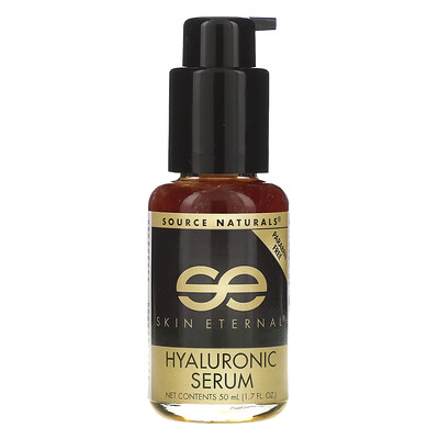

Source Naturals Гиалуроновая сыворотка Skin Eternal, 1,7 fl oz (50 мл)