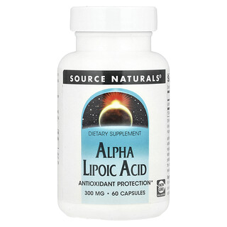 Source Naturals, Alpha Lipoic Acid, 300 mg, 60 Kapsul