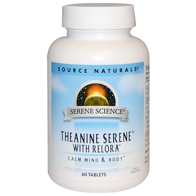 

Serene Science, Theanine Serene With Relora, 60 таблеток