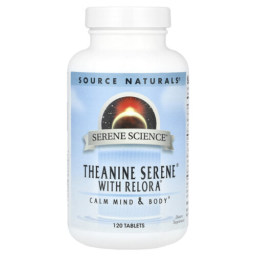 Source Naturals セレーンサイエンス® θイニンセレーン® ウィズ レロラ® タブレット120粒