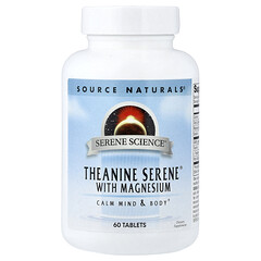 Serene Science®, Theanine Serene® з магнієм, 60 таблеток
