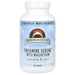 Serene Science®, Theanine Serene® з магнієм, 120 таблеток