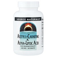 Acetil-L-carnitina y ácido alfa-lipoico, 60 comprimidos