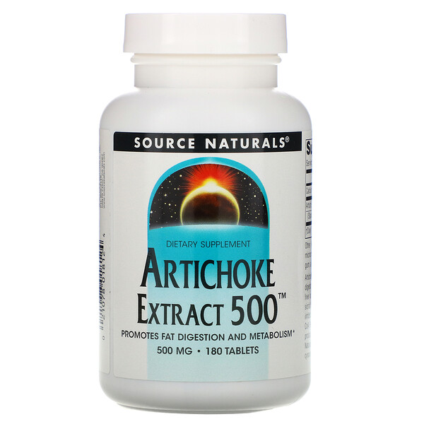 Artichoke Extract 500, 180 Tablets