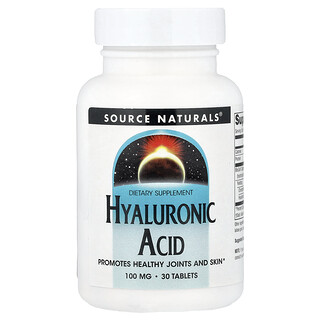 Source Naturals, Ácido hialurónico, 30 comprimidos