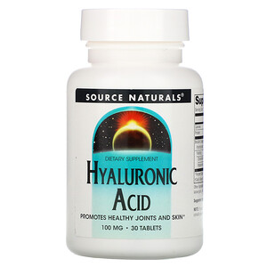 Сорс Начэралс, Hyaluronic Acid, 100 mg, 30 Tablets отзывы покупателей
