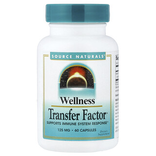 Source Naturals, Wellness, Transfer Factor™, 125 mg, 60 capsule