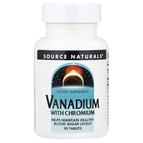 Source Naturals バナジウム ウィズ クロミウム タブレット90粒