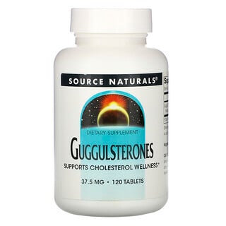 Source Naturals, Guggulsterones, 37,5 mg, 120 comprimidos