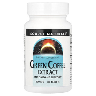 Source Naturals, 生咖啡提取物，30 片（每片 500 毫克）