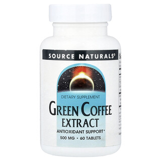 Source Naturals, 生咖啡提取物，500 毫克，60 片