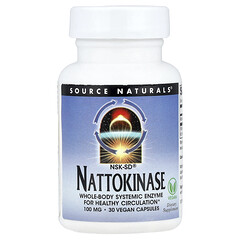 NSK-SD Nattokinase, 100 мг, 30 капсул