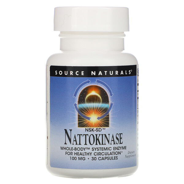 Source Naturals‏, NSK-SD Nattokinase, 100 mg, 30 Capsules