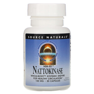 Отзывы о Сорс Начэралс, NSK-SD Nattokinase, 100 mg, 30 Capsules
