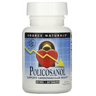 Source Naturals, ポリコサノール, 20 mg, 60錠