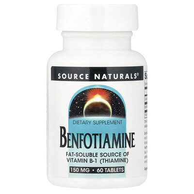 Source Naturals Бенфотиамин 150 мг 60 таблеток