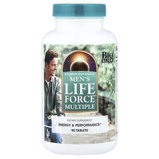 Source Naturals, Suplemento multivitamínico para hombres, Life Force®, 90 comprimidos